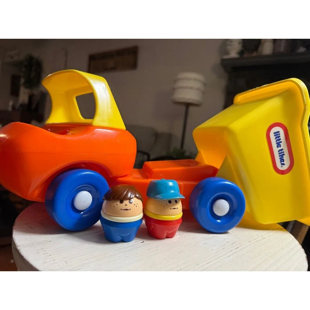 Little Tikes 3 Pc Construction Set Made in USA Vintage